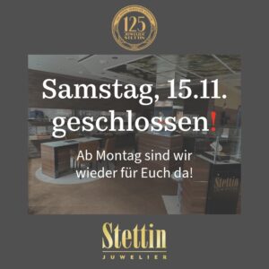 Ein moderner Juwelierladen mit braunen Möbeln wirkt hell und einladend